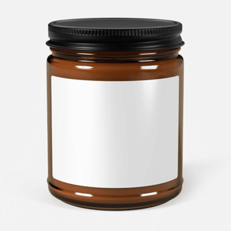Amber Jar Scented Soy Candle