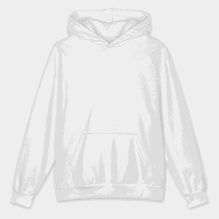All-Over Print Oversized Cotton Hoodie