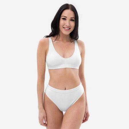 All-Over Print High-Waisted Bikini