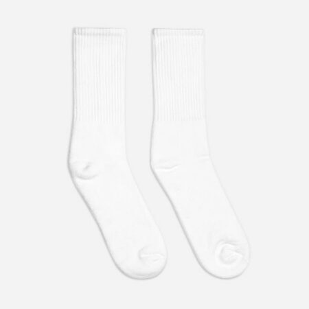 Embroidered Crew Socks | SOCCO SC200