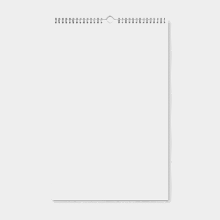 Wall Calendar (blank)