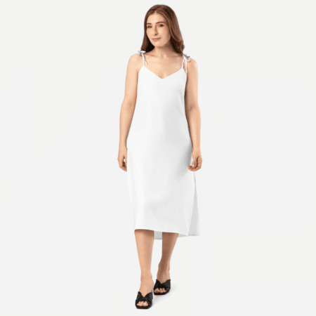 All-Over Print Slip Dress