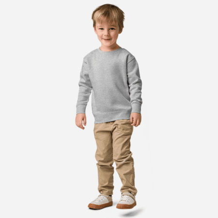 Kids Crew Neck Sweatshirt | Rabbit Skins 3317